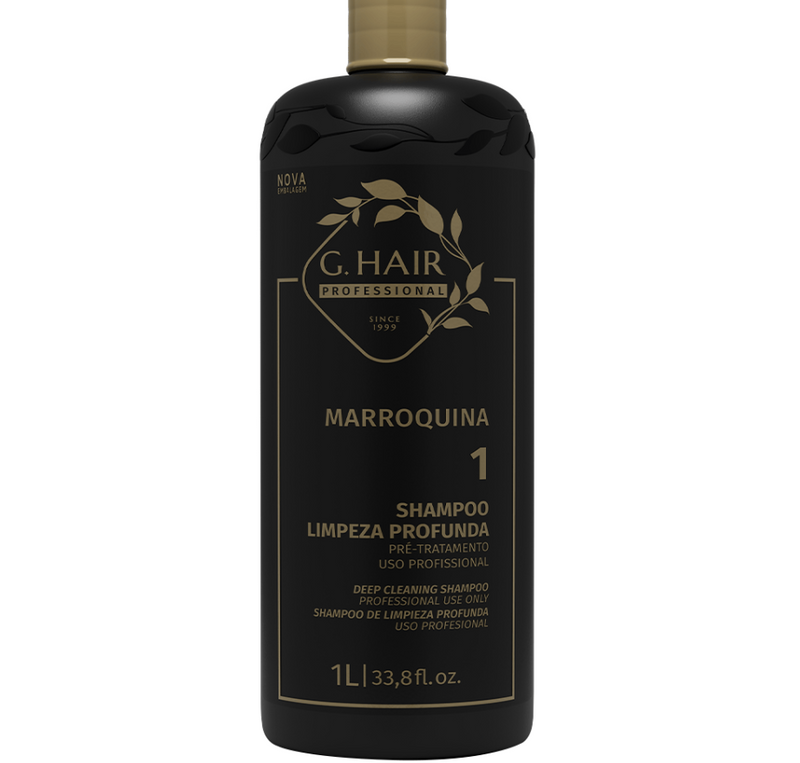 KB MOROCCAN HAIR DEEP CLEANSING SHAMPOO 1000ml 34oz - Keratinbeauty