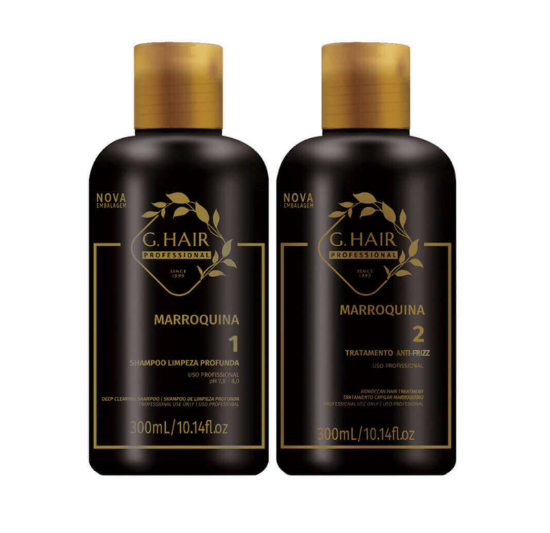 BRAZILIAN KERATIN  KB MOROCCAN HAIR SMOOTHING TREATMENT (300ml) 10floz  KIT - Keratinbeauty