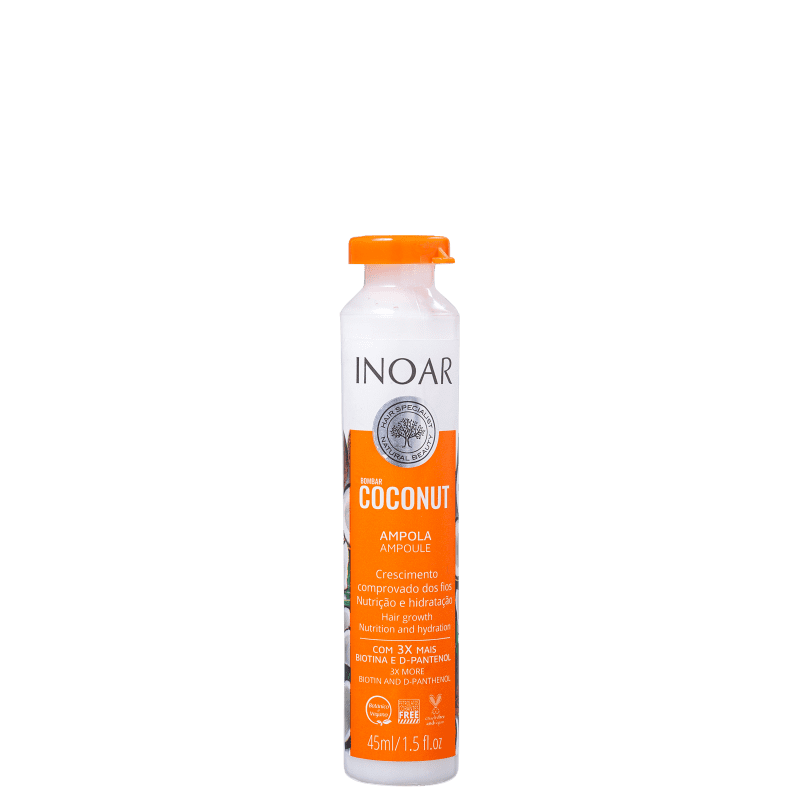 Inoar Super Ampola Bombar Coconut - 45ml - Keratinbeauty