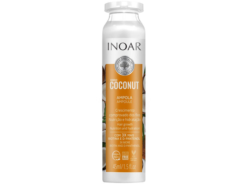 Inoar Super Ampola Bombar Coconut - 45ml - Keratinbeauty