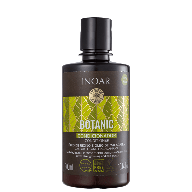 Inoar Botanic Hair Grow Castor Oil Shampoo & Conditioner Kit - Keratinbeauty