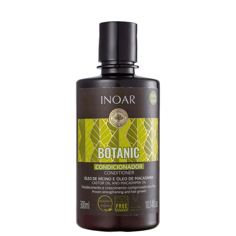 Inoar Botanic Castor Oil Shampoo 300ml - Keratinbeauty