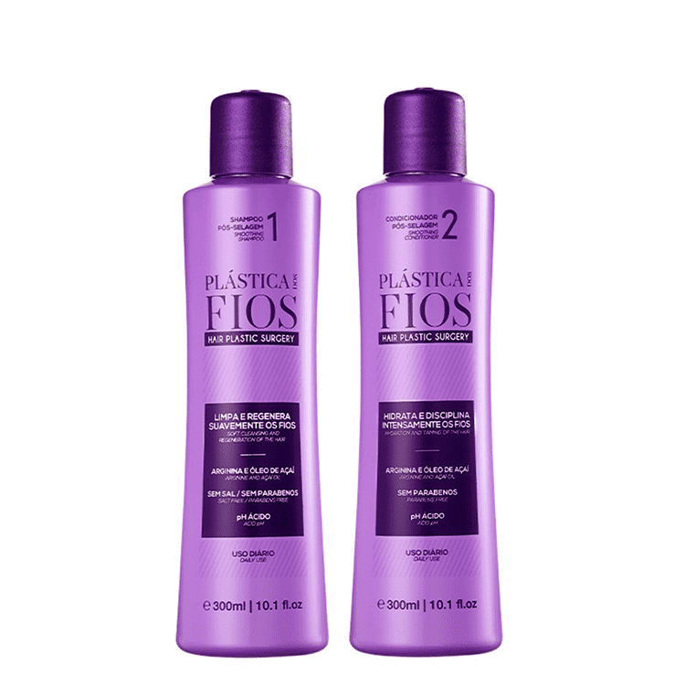 CADIVEU PLASTICA DOS FIOS KIT PER DOPPO IL TRATTAMENTO 300ml/10,1fl.oz - Keratinbeauty