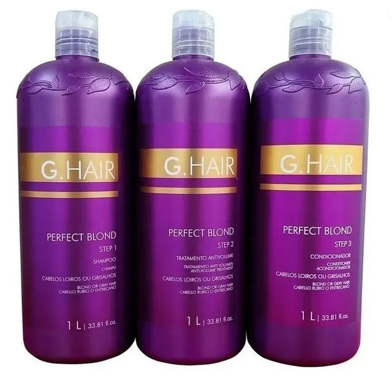 INOAR GERMAN FORMULA KERATIN G HAIR PERFECT BLOND TREATMENT 33,81oz. (1L) KIT - Keratinbeauty