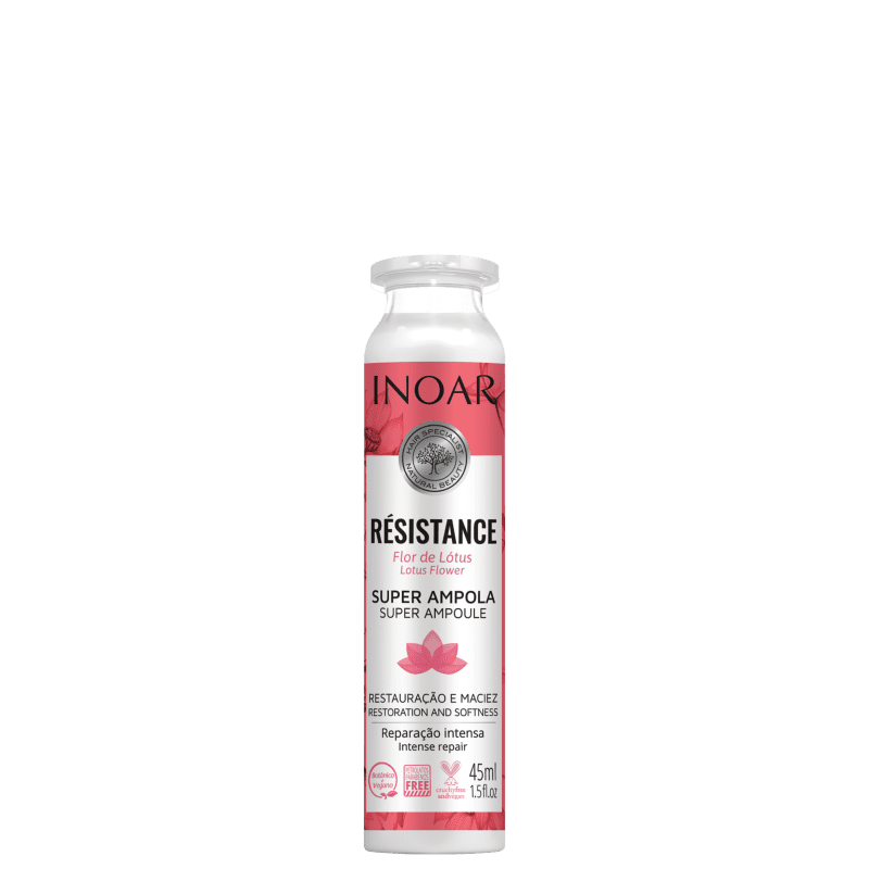 Inoar Résistance Lotus Flower Capillary Ampoule 45ml - Keratinbeauty