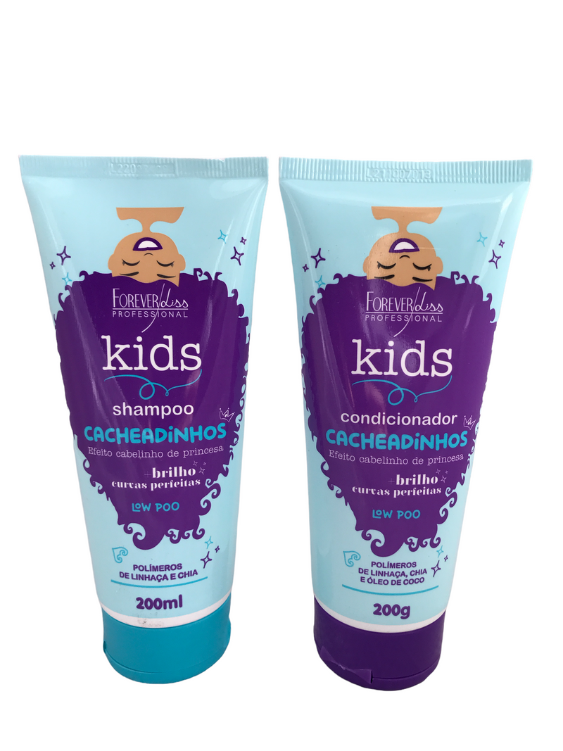 Foreverliss Kids Shampoo and Conditioner  Cachinhos  Kids 200ml - Keratinbeauty