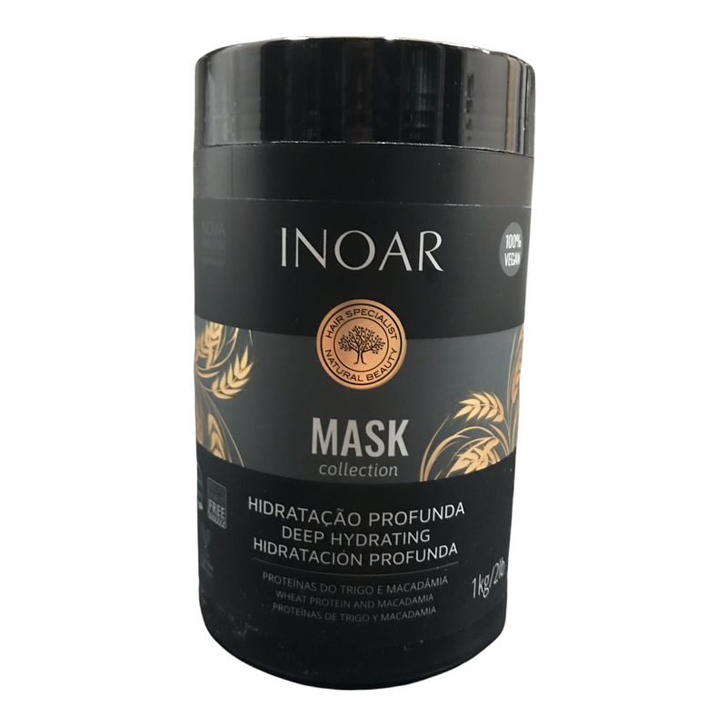 INOAR MACADAMIA HAIR BALANCE TREATMENT MASK 1kg - Keratinbeauty