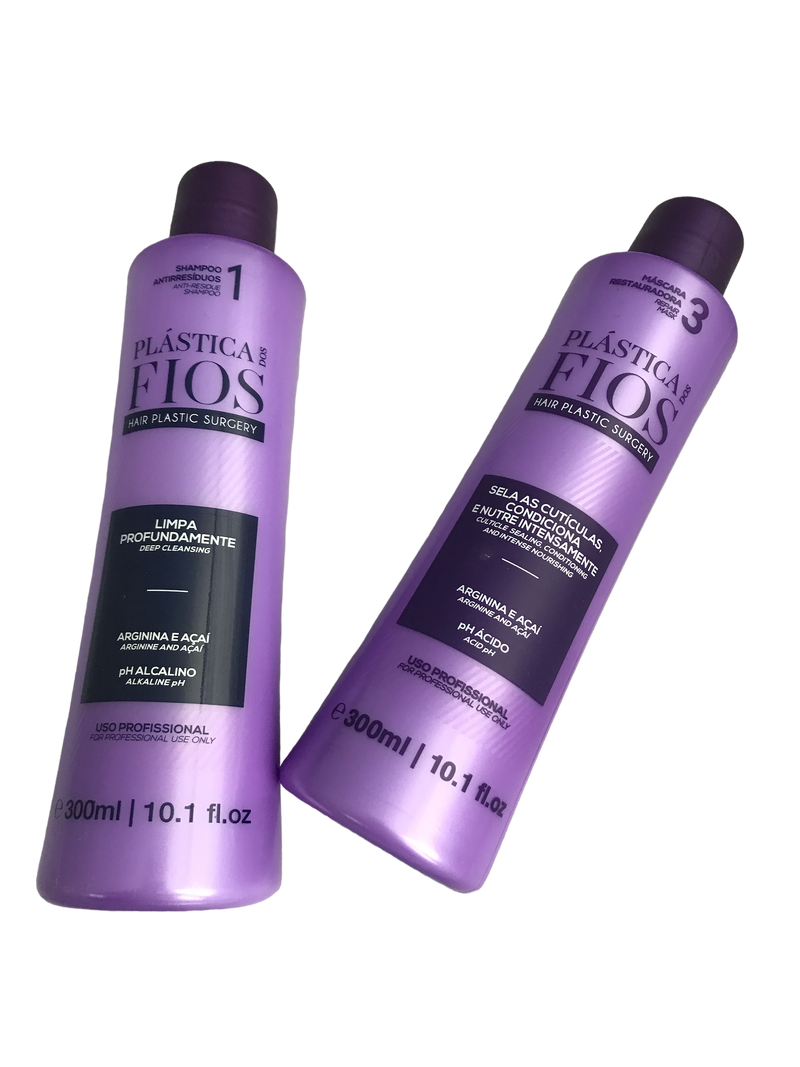 CADIVEU PLASTICA DOS FIOS INTENSE HAIR NURSING KIT 300ml - Keratinbeauty