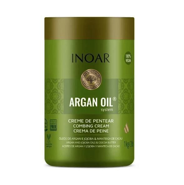 INOAR ACEITE DE ARGAN MASCARA DE ACONDICIONAMIENTO DEL PELO 1kg - Keratinbeauty