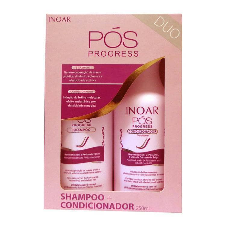 Inoar pos progress después del tratamiento kit 250ml - Keratinbeauty