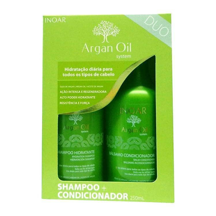 INOAR ARGAN OIL SYSTEM POS PROGRESS HOME CARE KIT 250ml - Keratinbeauty