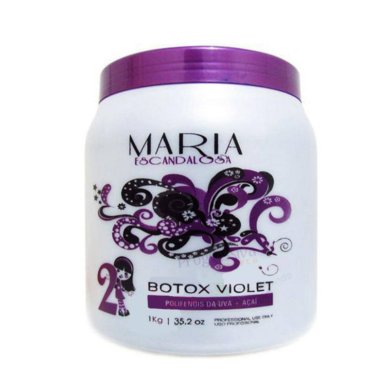 Maria Escandalosa Violet Btox Matizador for Blond Hair 1KG - Keratinbeauty