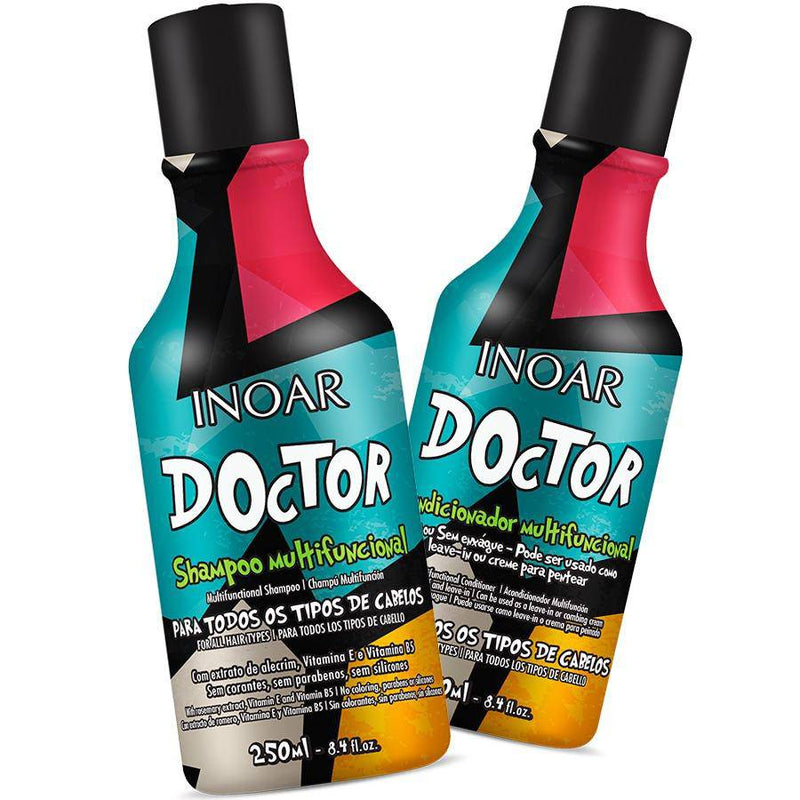 Inoar Doctor Duo Set Shampoo and Conditioner  250ml - Keratinbeauty