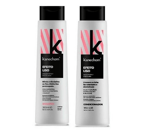 Kanechom Efeito Liso Kit Shampoo & Conditioner 350ml - Keratinbeauty