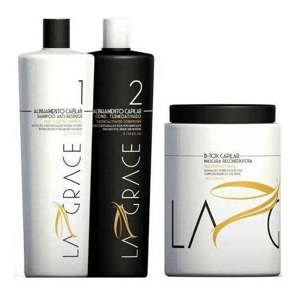 La Grace Thermal Sealing + Botox KIT 3 x 1000ml - Keratinbeauty