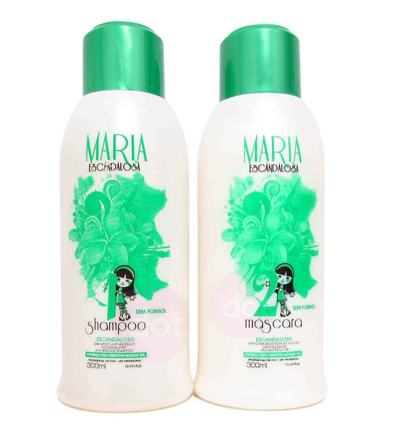 Maria Escandalosa Organic Hair Smoothing Kit 2 x 300ml - Keratinbeauty