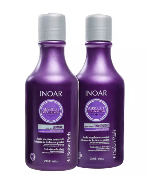 Inoar Absolut Speed Blond Home Care Kit 250ml/ 8.45fl.oz - Keratinbeauty