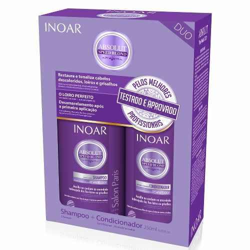 Inoar Absolut Speed Blond Home Care Kit 250ml/ 8.45fl.oz - Keratinbeauty