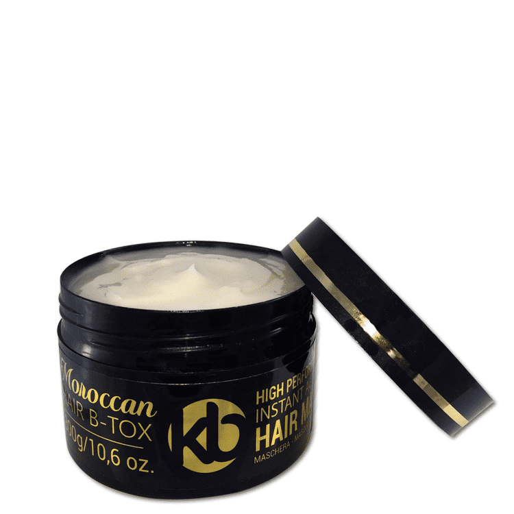 HAIR BOTOX KB MOROCCAN INSTANT MIRACLE RECONSTRUCTION MASK 300g/10,6oz. - Keratinbeauty